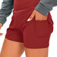 ✨️2025 Hot Sale 49% OFF🥰High Waisted 2-in-1 Yoga Shorts & Side Pockets
