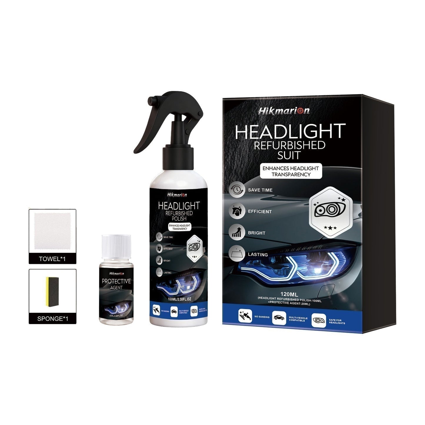 🚗 50% OFF NOW! 🔆Professional Car Headlight Restoration Kit