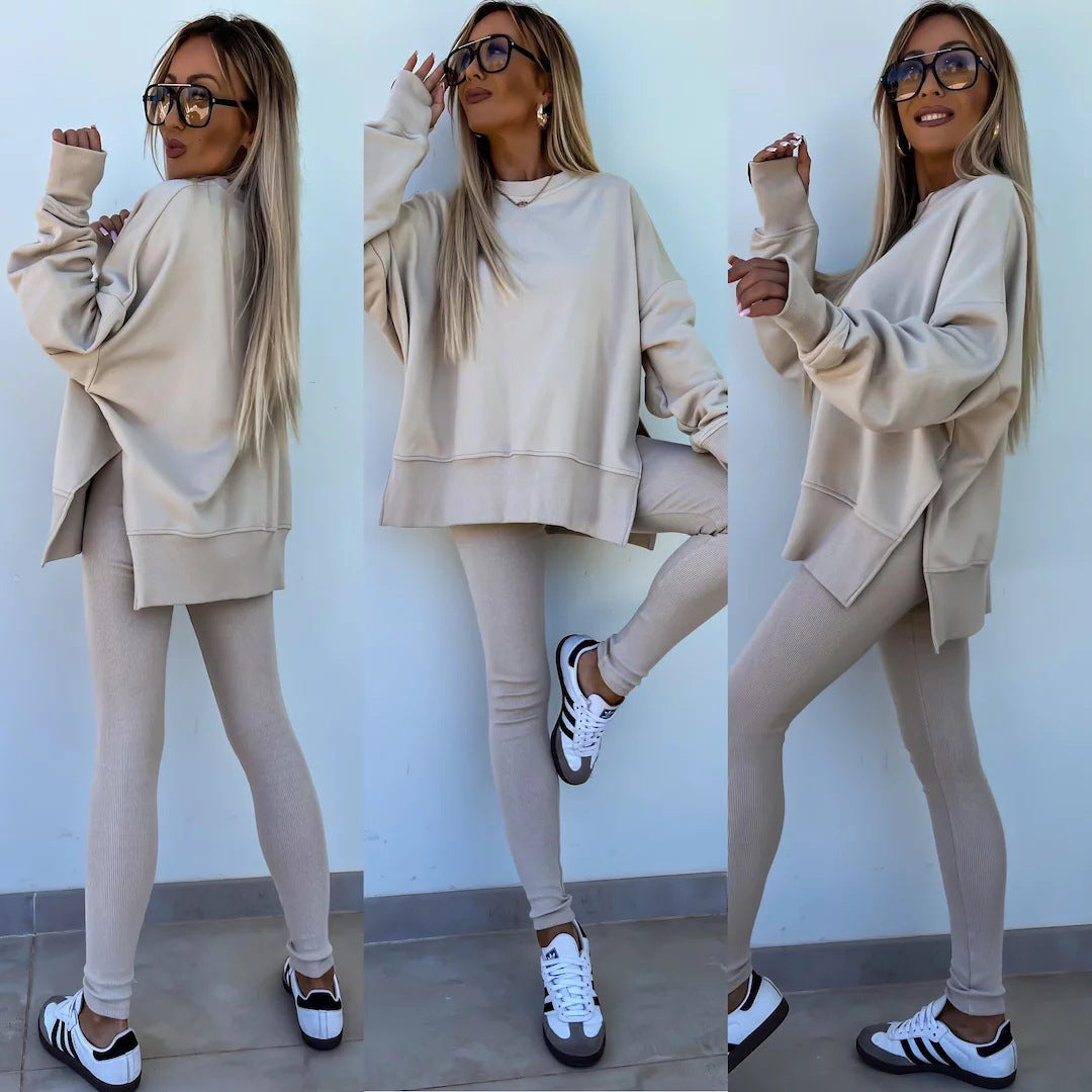 🔥Casual Women Sweatshirt Leggings Set
