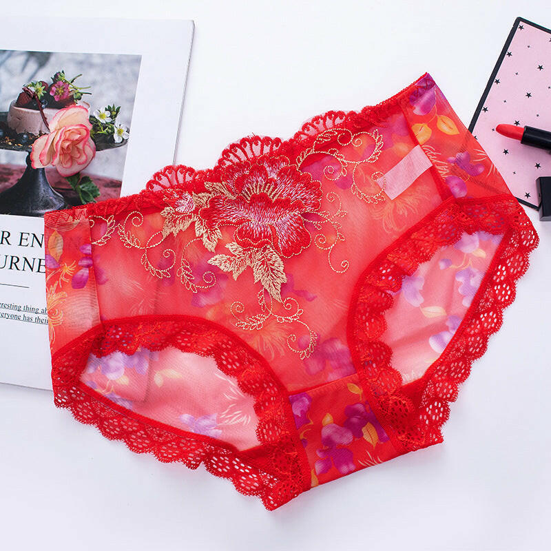 🔥Buy 7 get 7 free🔥Sexy Lace Plus-Size Mid-Rise Seamless Panties