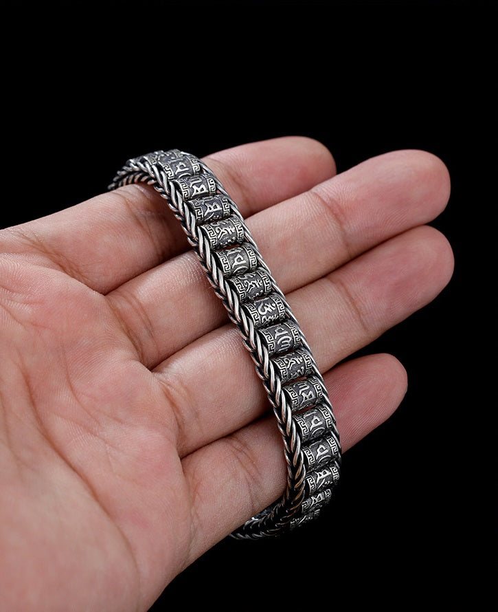 Six Character Truth-Prayer Wheel Bracelet