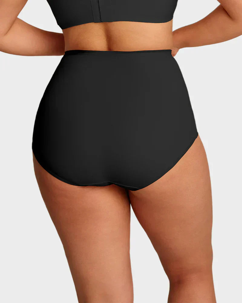 🌸 Last Day Special Price £5.99 ! 🎁Plus-Size High-Waist Cross Tummy Control Panties