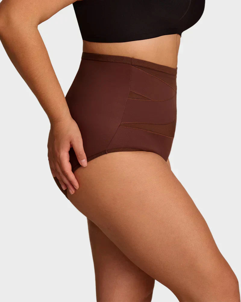 🌸 Last Day Special Price £5.99 ! 🎁Plus-Size High-Waist Cross Tummy Control Panties