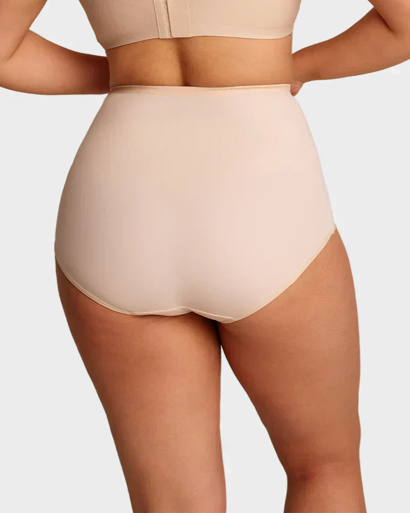 🌸 Last Day Special Price £5.99 ! 🎁Plus-Size High-Waist Cross Tummy Control Panties