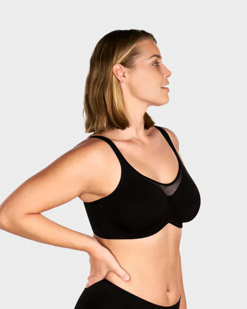 🏆Limited Time Special Price £9.99! 💐Women's Elegant Sheer Full Coverage Plus Size Bra