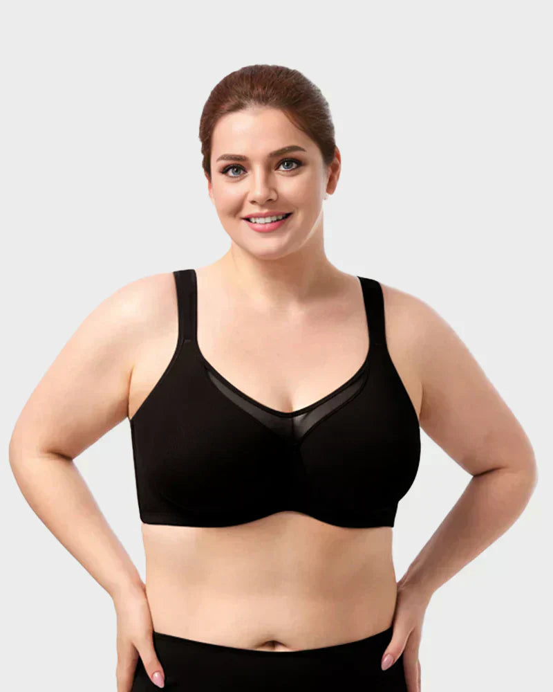 🏆Limited Time Special Price £9.99! 💐Women's Elegant Sheer Full Coverage Plus Size Bra