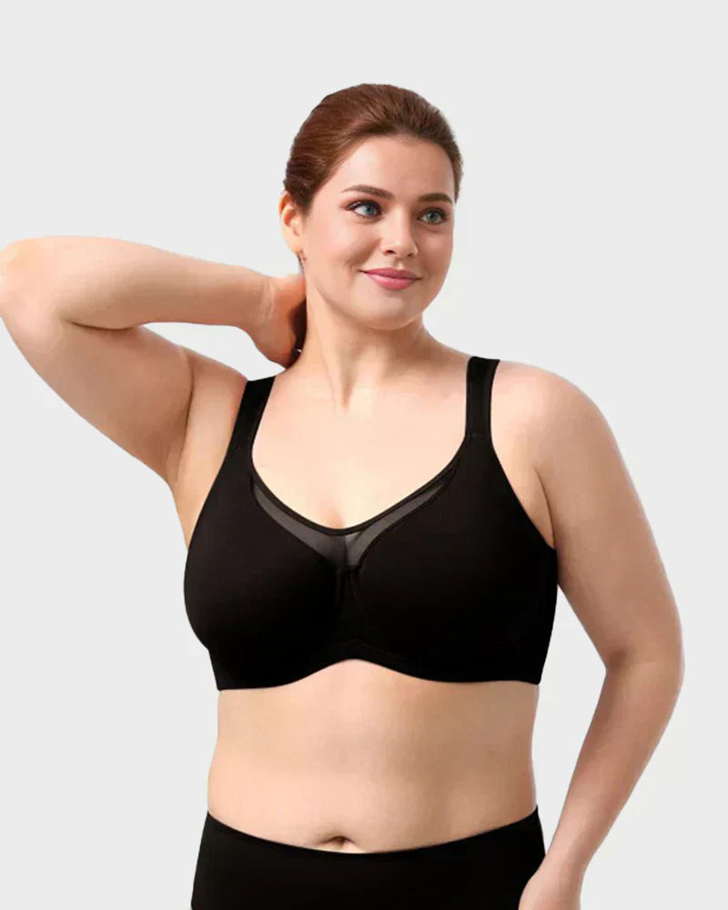 🏆Limited Time Special Price £9.99! 💐Women's Elegant Sheer Full Coverage Plus Size Bra
