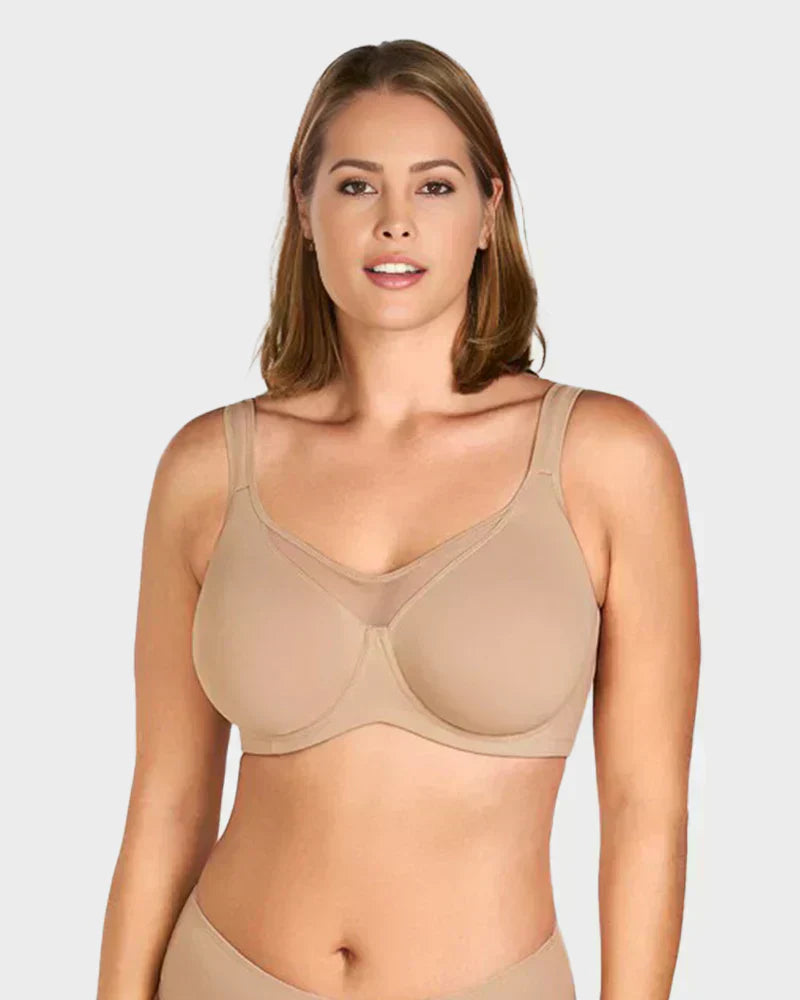 🔥Last Day Special Price £7.99💐Women's Elegant Sheer Full Coverage Plus Size Bra（副本）