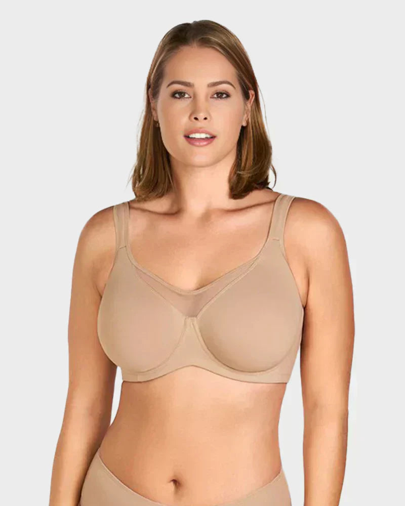 🏆Limited Time Special Price £9.99! 💐Women's Elegant Sheer Full Coverage Plus Size Bra