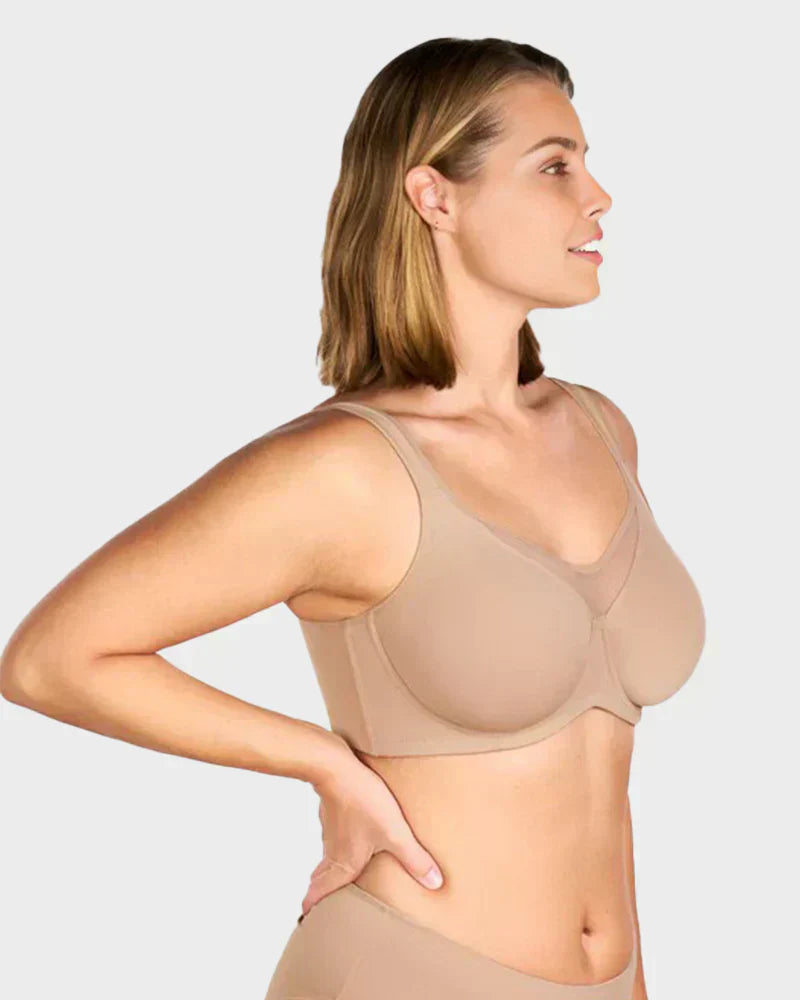 🏆Limited Time Special Price £9.99! 💐Women's Elegant Sheer Full Coverage Plus Size Bra