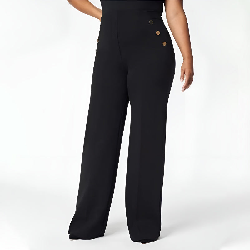 💥Hot Sales-55% OFF💖Women's Plus Size High Stretch High-Waist Wide-Leg Pants