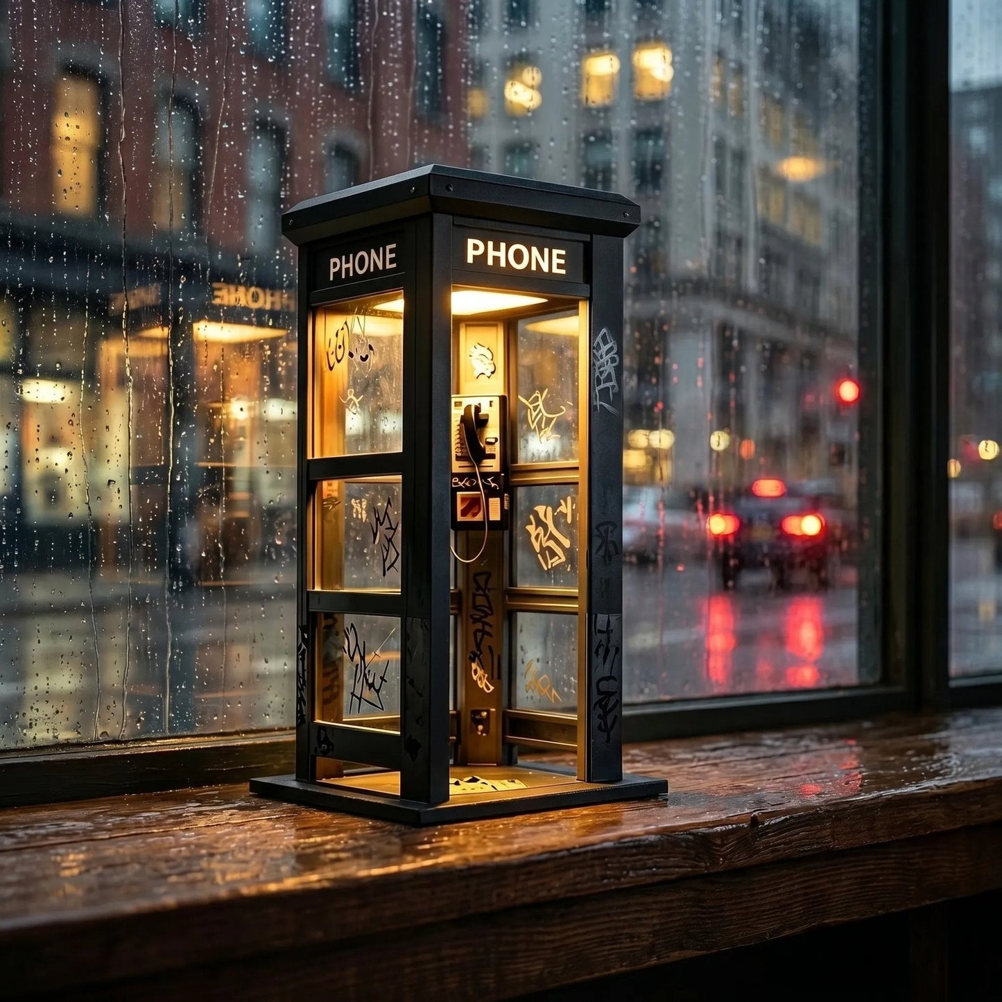 🎁2026 New Arrivals 50% OFF💥Vintage Phone Booth Ambient Lamp