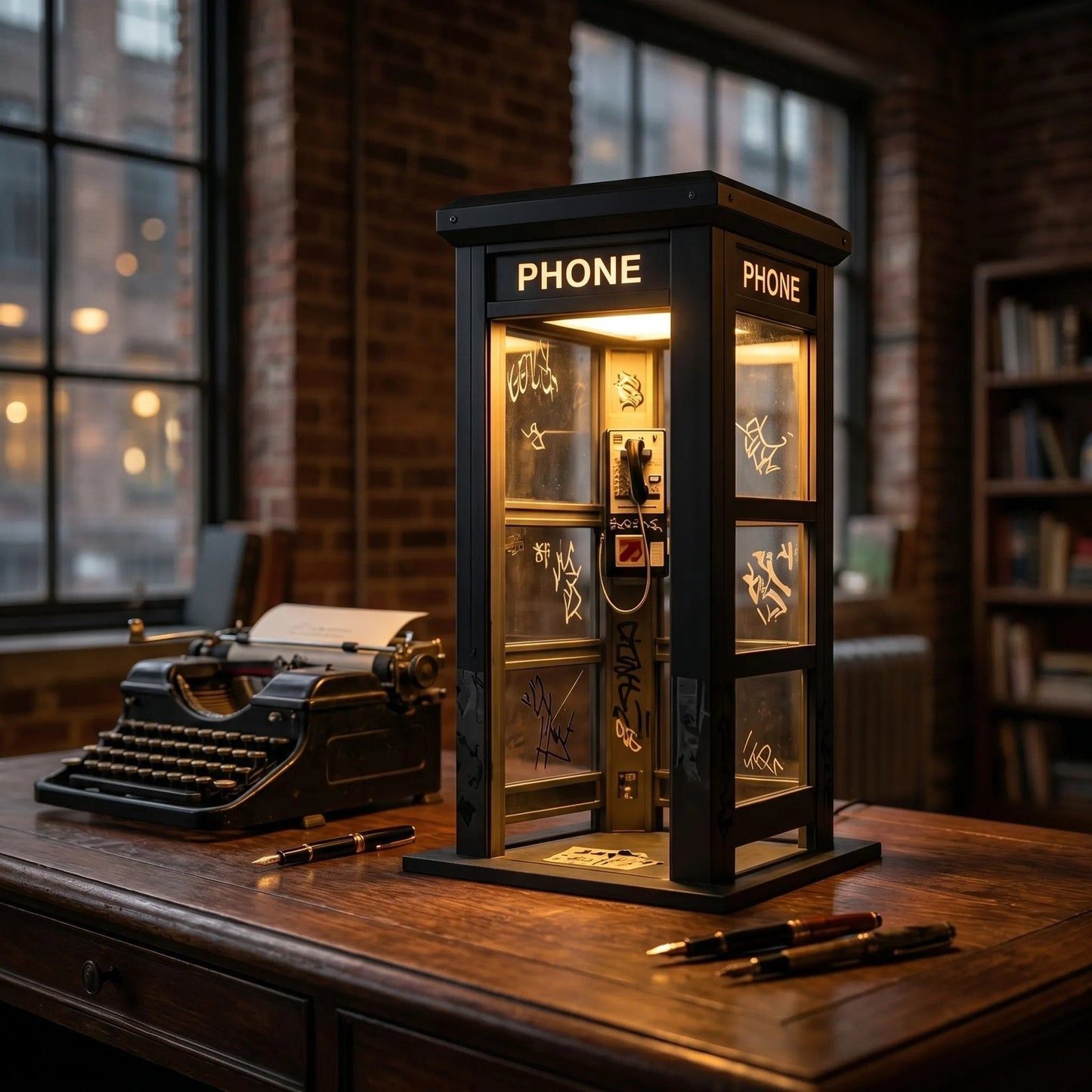 🎁2026 New Arrivals 50% OFF💥Vintage Phone Booth Ambient Lamp