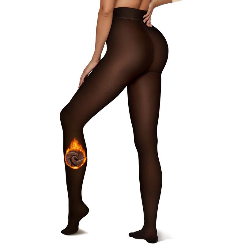 💥No price increase for adding velvet🔥Magic fleece-lined sheer leggings