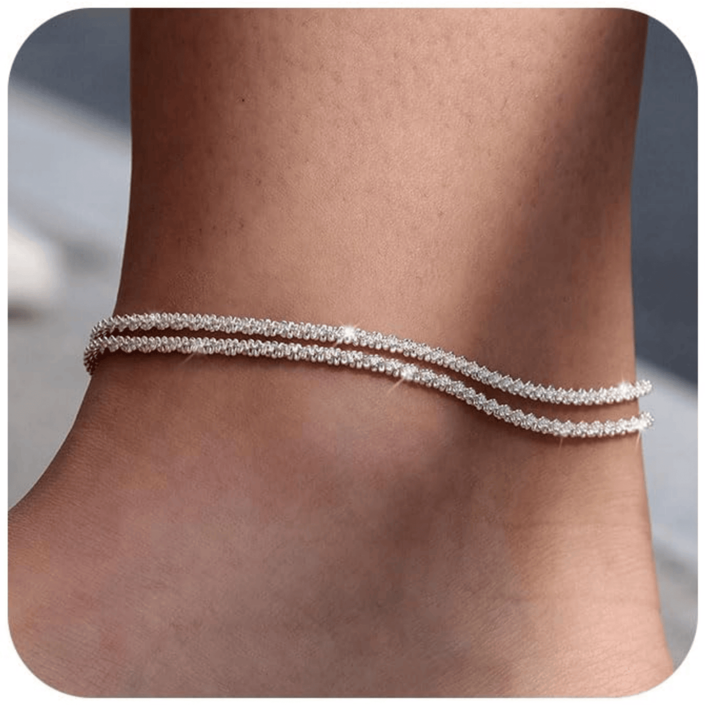 💜LAST DAY - BUY 1 GET 1 FREE💜Dainty Layered waterproof anklet