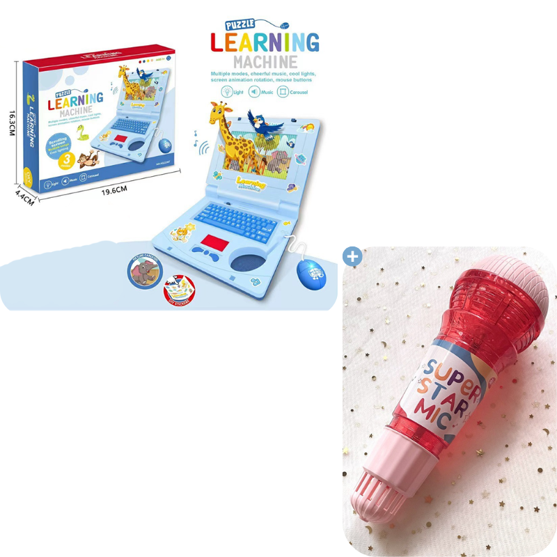 Interactive Simulation Toy Laptop