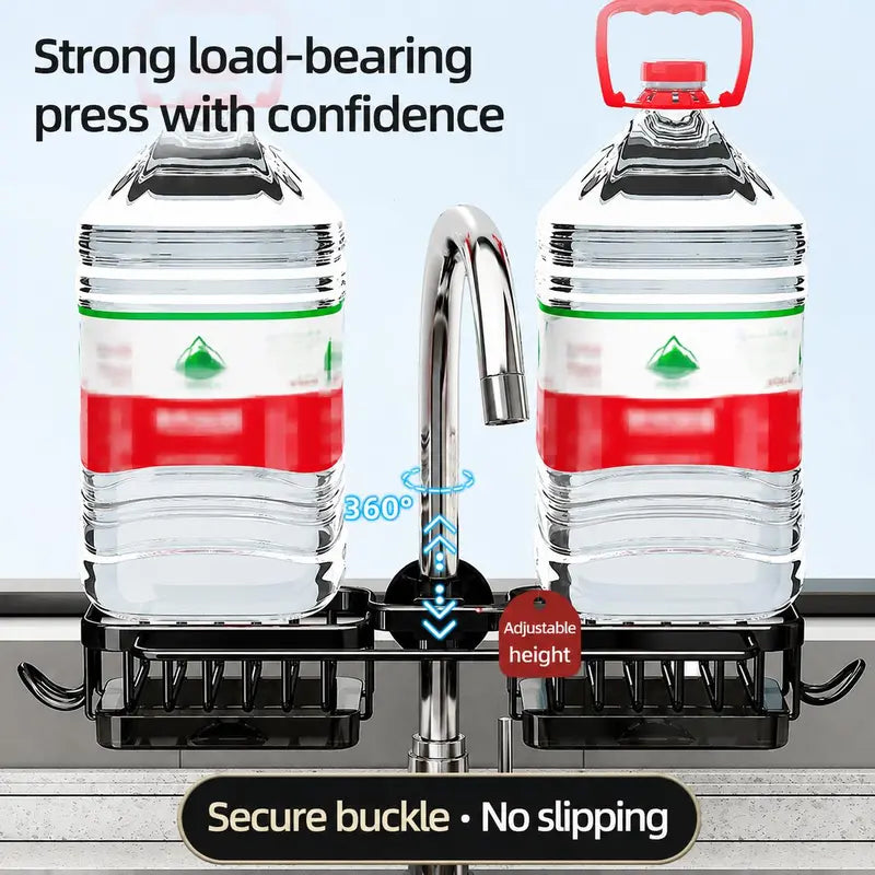 ⏳🖤Black Friday Sale: ONLY ￡9.99!!🔥👩‍🍳 Kitchen Sink Faucet Organizer