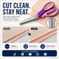 🥳2026 TOP PICK🥳 Pinking Shears Scissors – Stainless Steel, Ergonomic Cushioned Handles – Perfect for Sewing, Quilting & Scrapbooking! 🧵💨