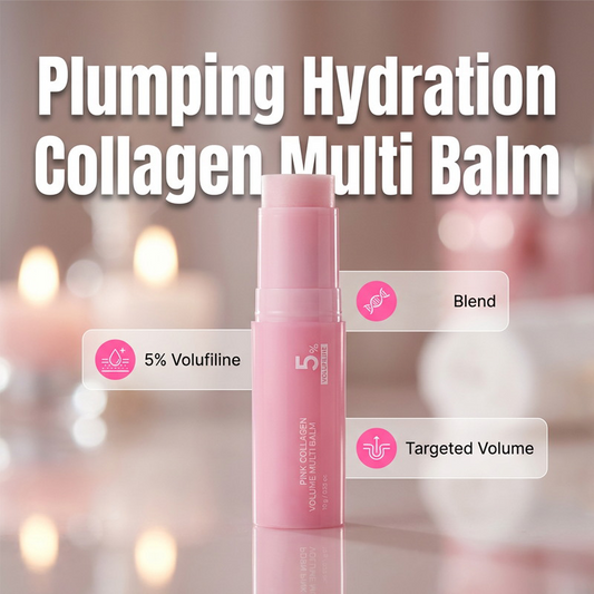 🥳2026 HOT SALE🥳💕 Pink Collagen Volume Multi Balm | All In One Volufiline, , NAD Stick for Youthful-Looking