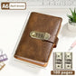 🥳LAST DAY SPECIAL PRICE ￡9.99💞100-Transparent-Pocket Currency Collectors Album, Top-Grade PU Leather, Password Lock, Durable Material, High Clarity Transparent Sleeves, Banknote Binder, Gift-Ready Office Accounting Supplies for Gift Use🎁