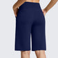 ⏰2026 Summer Hot Sale 49% OFF🔥Women's Bermuda Shorts with Pockets -👍Knee Length Athletic Casual Long Shorts