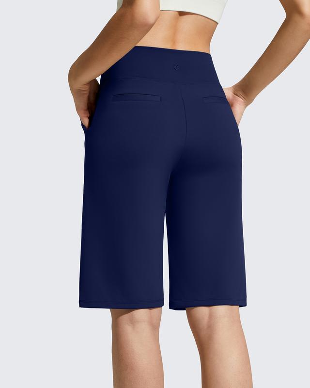 ⏰2026 Summer Hot Sale 49% OFF🔥Women's Bermuda Shorts with Pockets -👍Knee Length Athletic Casual Long Shorts