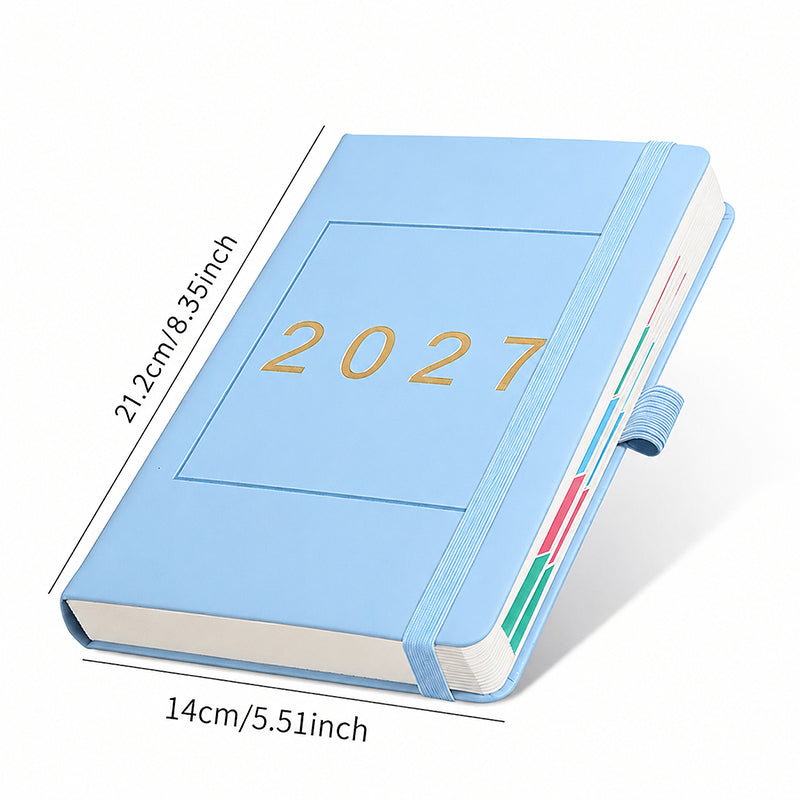 📓 2027 Planner – A5 Size, One Page Per Day with Dates – Perfect for Daily Notes and Future Reference ✨