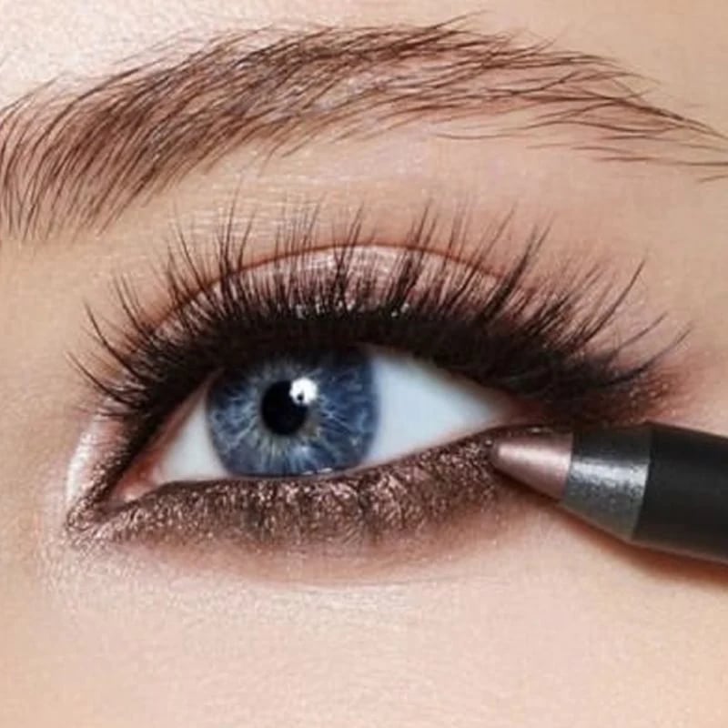 ✨LIMITED‑TIME 50% OFF! ✨Waterproof Highlighter Eyeshadow Pencil, Shimmer Glitter Cream Makeup Stick, Long‑Lasting for Eyes, Face & Party Looks