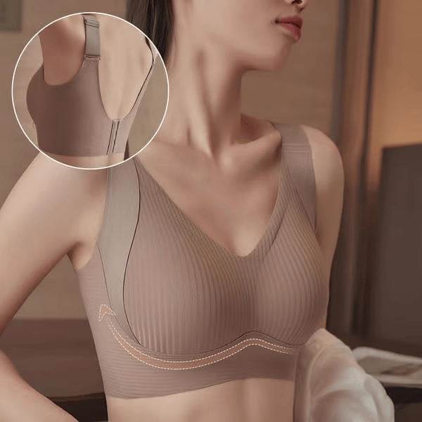 🎁Buy 1 Get 1 Free💕Women's Ribbed Push Up Adjustable Wireless Bra