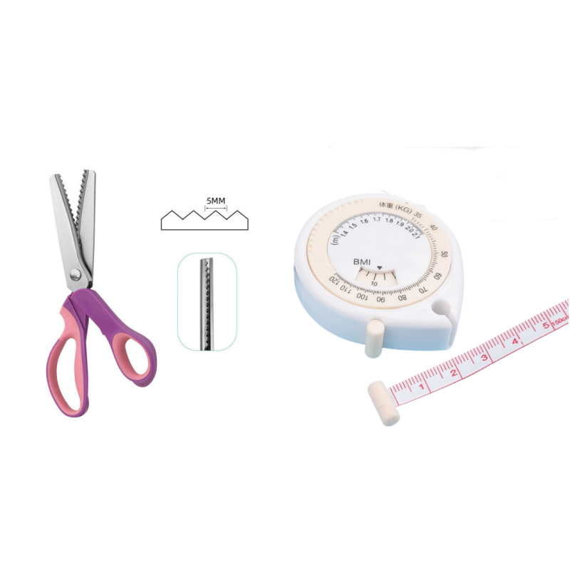 🥳2026 TOP PICK🥳 Pinking Shears Scissors – Stainless Steel, Ergonomic Cushioned Handles – Perfect for Sewing, Quilting & Scrapbooking! 🧵💨