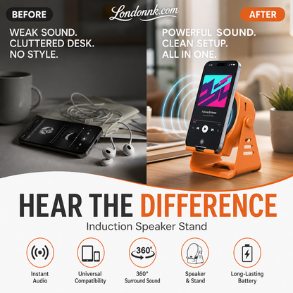 🔥 2026 New Viral Gadget 50% OFF 😍 30K+ SOLD | Smart Phone Sound Amplifier Stand – No Bluetooth Needed