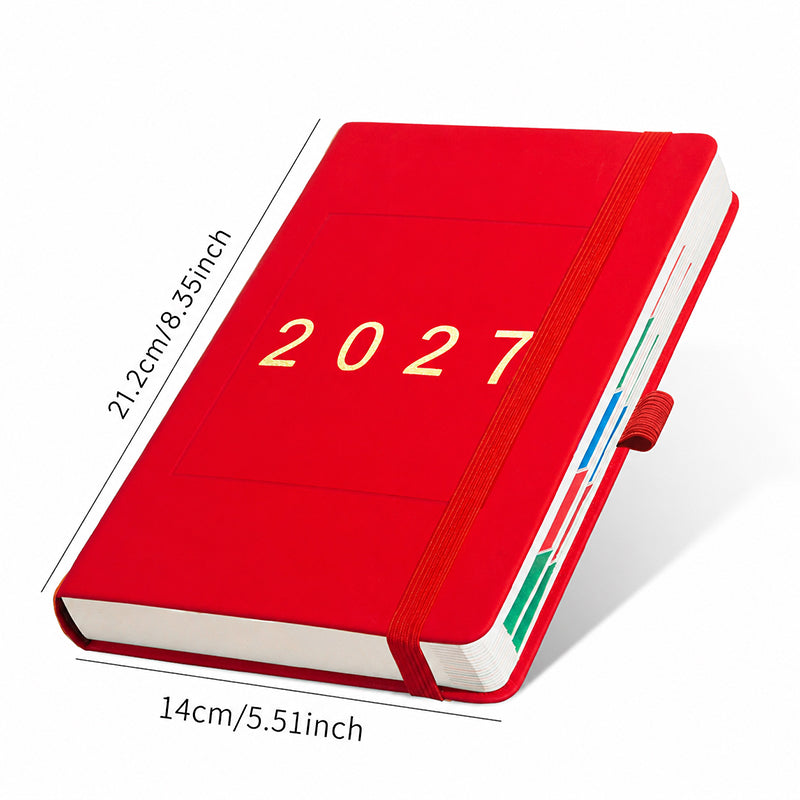 📓 2027 Planner – A5 Size, One Page Per Day with Dates – Perfect for Daily Notes and Future Reference ✨