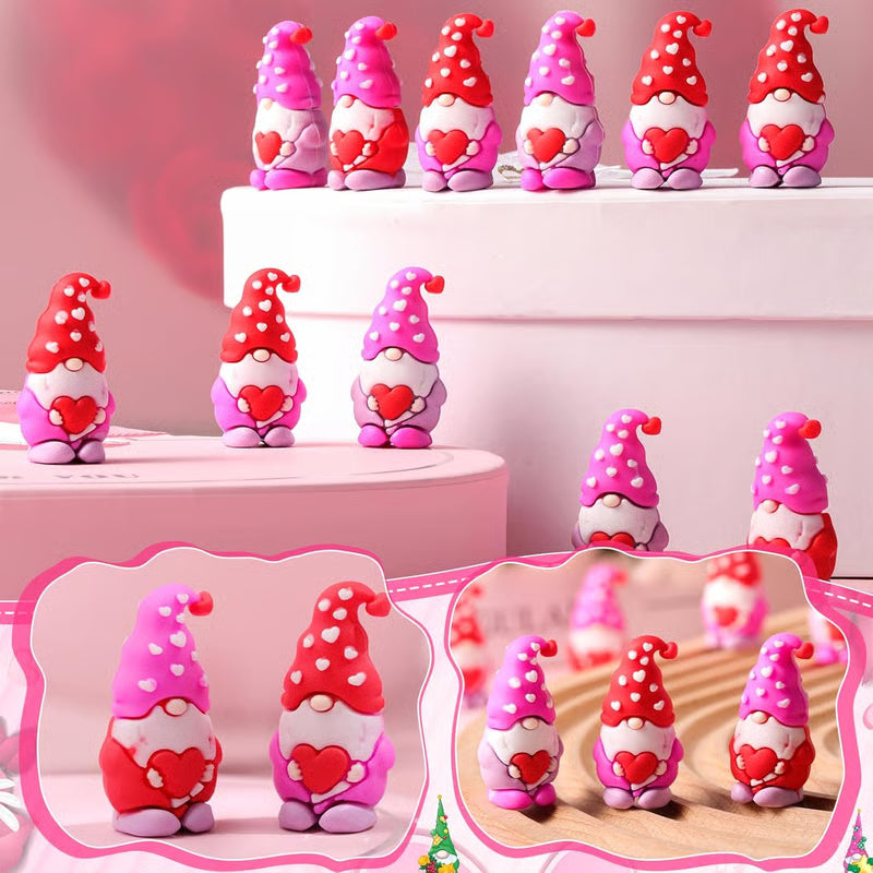 Valentine's Day Mini Gnome Figurine Ornament