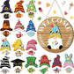 🎁50% OFF🍁Christmas Best Decorations🎄Interchangeable Wooden Gnome Welcome Sign🎅