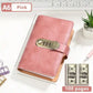 🥳LAST DAY SPECIAL PRICE ￡9.99💞100-Transparent-Pocket Currency Collectors Album, Top-Grade PU Leather, Password Lock, Durable Material, High Clarity Transparent Sleeves, Banknote Binder, Gift-Ready Office Accounting Supplies for Gift Use🎁