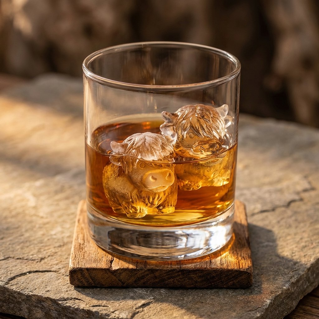 ⏳Last Day Special Price ￡6.99!!🐇🐰 Mini Highland Cow/Rabbit Ice Cube Mold – Cute 3D Ice for Drinks, Parties & Gifts