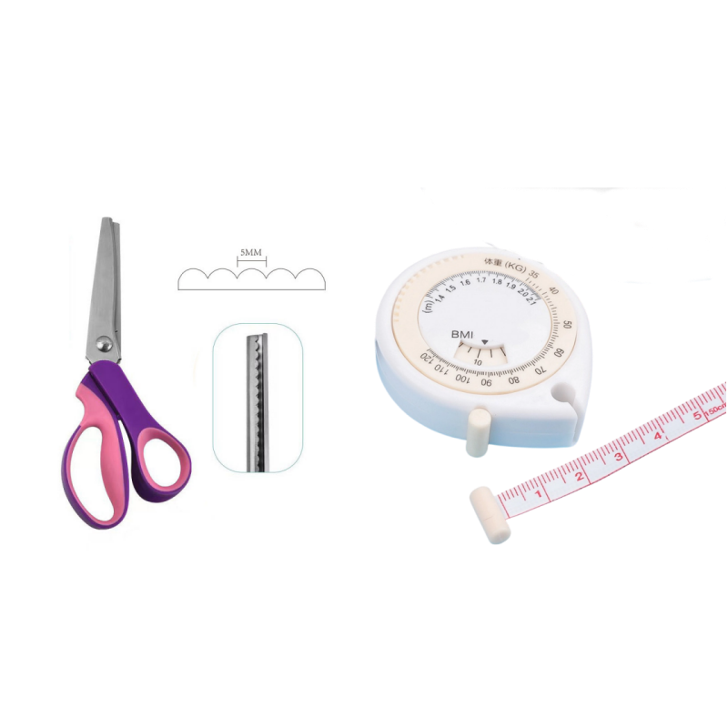 🥳2026 TOP PICK🥳 Pinking Shears Scissors – Stainless Steel, Ergonomic Cushioned Handles – Perfect for Sewing, Quilting & Scrapbooking! 🧵💨