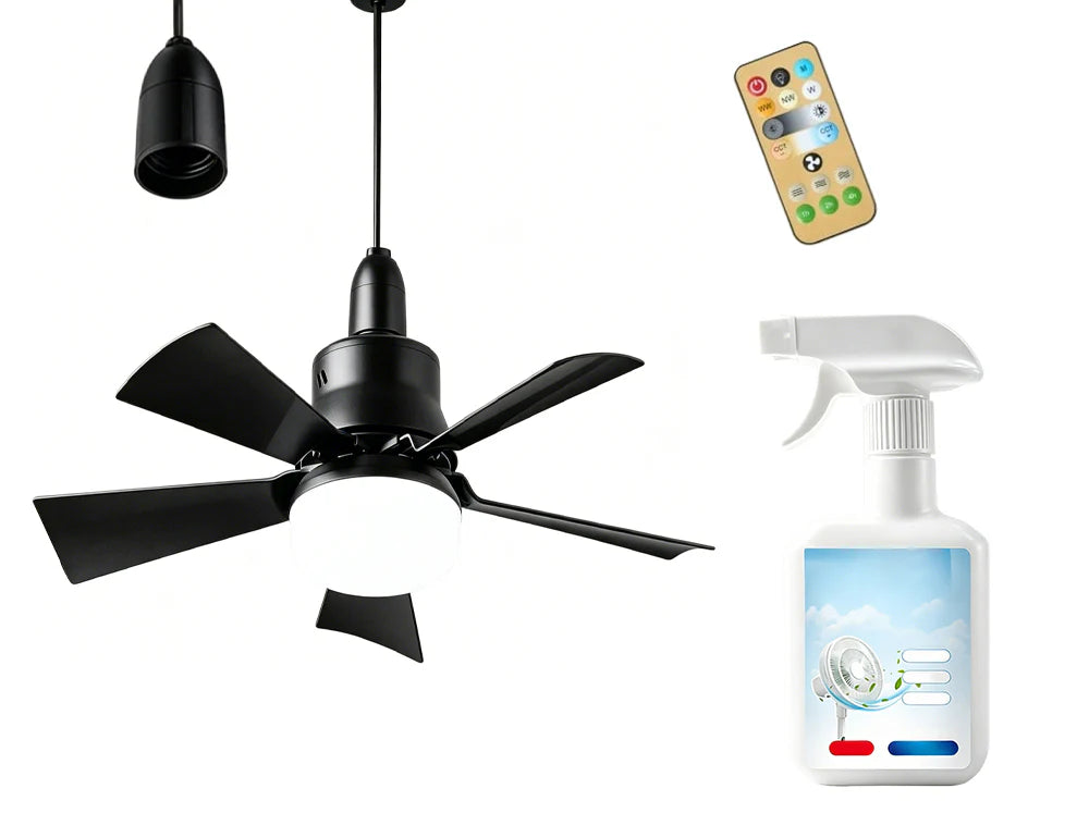 🏆LAST DAY SALE 49% OFF🔥SmartBreez™ 40W LED Ceiling Fan Light – 20.5” Ultra-Quiet with Remote 🎯 | E27 + FREE B22 Adapter 🔌 | For Bedroom 😴, Kitchen 👩‍🍳 & Garage 🛠️ – UK Ready! 🇬🇧（副本）