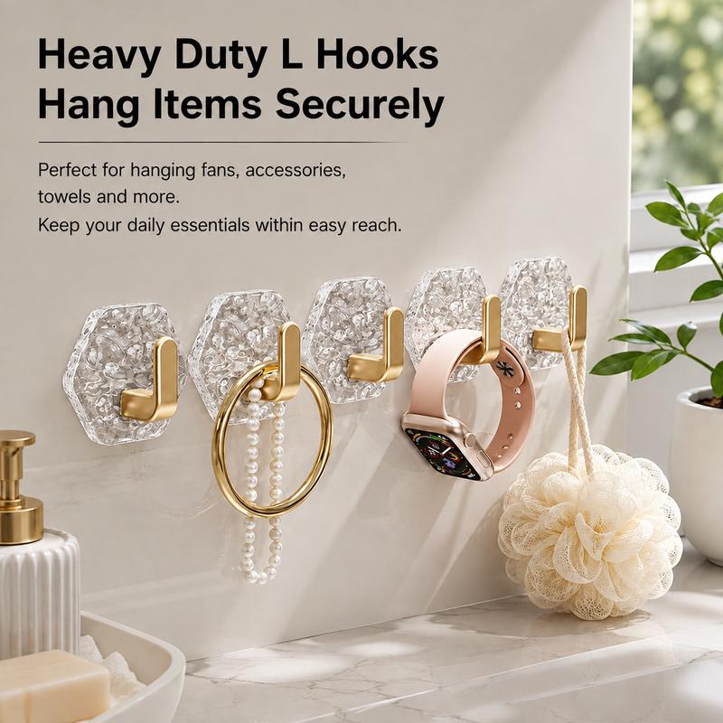Punch-Free Ripple Wall Adhesive Hooks