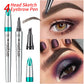 🎉High Quality 3D Waterproof Microblading Eyebrow Pen 4 Fork Tip Tattoo Pencil