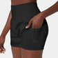 ✨️2025 Hot Sale 49% OFF🥰High Waisted 2-in-1 Yoga Shorts & Side Pockets