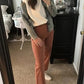 👖Stretch Twill Cropped Wide Leg Pants