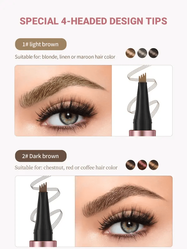 🥳BUY 1 GET 1 FREE💞50K+ SOLD!💥✨3D Microblading Eyebrow Pencil – 4-prong tip creates natural hair-like strokes. Waterproof, smudge-proof & lasts 24h. Skip costly salon treatments.💕🎁