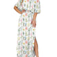 ⏰2026 Summer Hot Sale 50% OFF💃Women's Off-Shoulder Ruffled Side-Slit Maxi Dress with Pockets