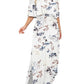 ⏰2026 Summer Hot Sale 50% OFF💃Women's Off-Shoulder Ruffled Side-Slit Maxi Dress with Pockets