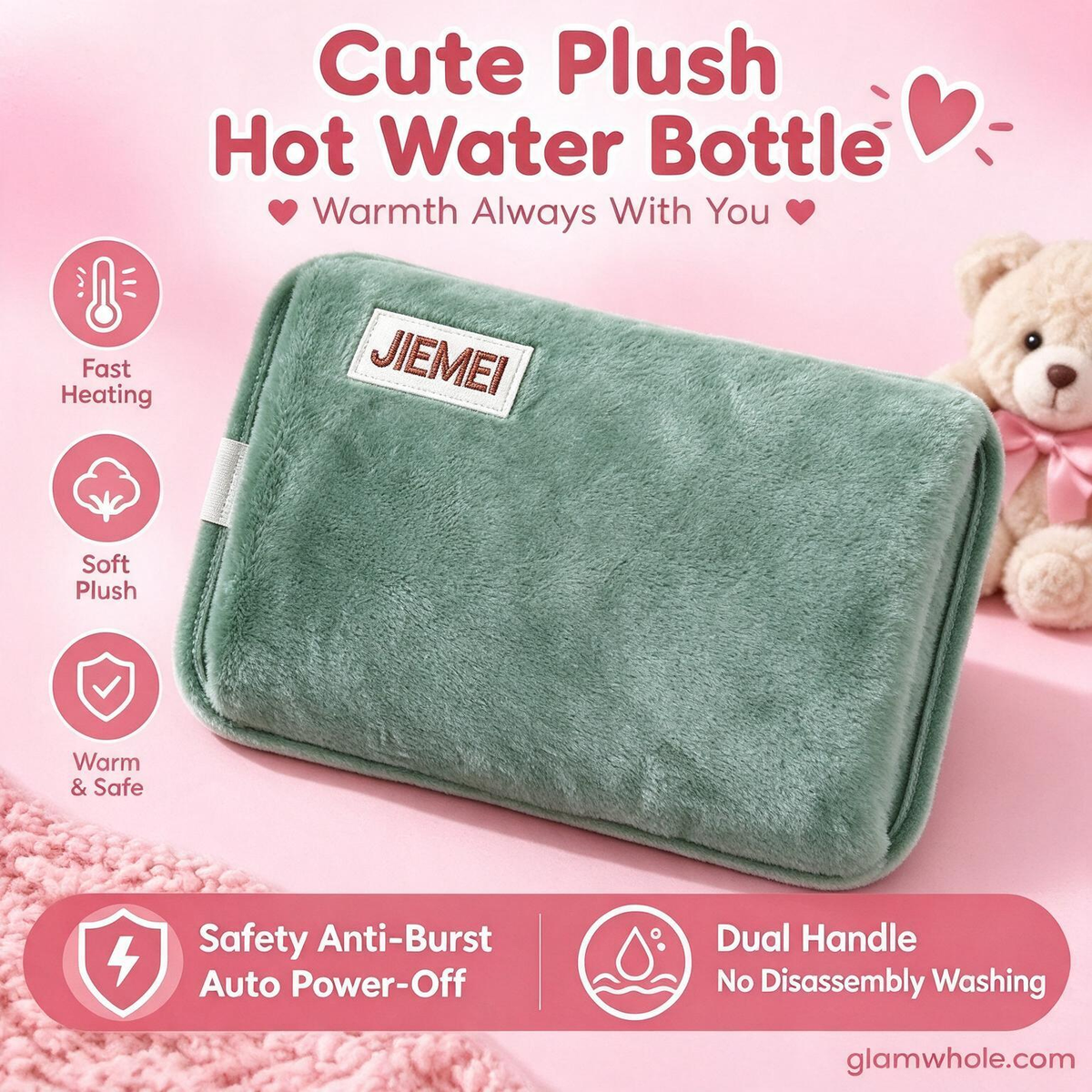 ⏳Last Day Hot Sales - Just ￡7.99🔥Rechargeable hot water bottles, heat packs, explosion-proof heat pads