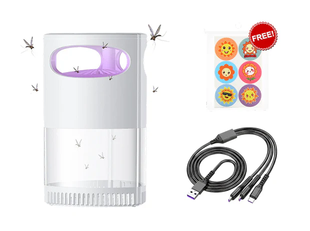 🦟 60% OFF! UV Mosquito Killer Lamp – quiet, USB, chemical-free. 50K+ sold! 🔇🌙