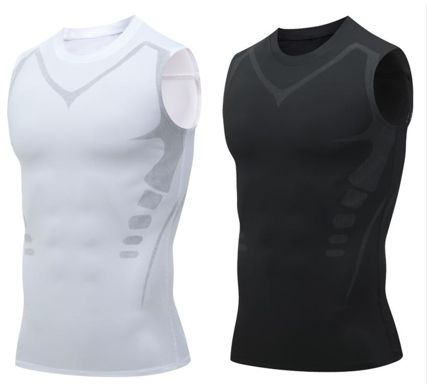 🔥LAST DAY SPECIAL PRICE: ￡9.99! 💪 Slimoly® Ionic Shaping Vest – Compression & Cooling – Body Contouring & Sleeveless – Invisible Under Clothes 🕶️