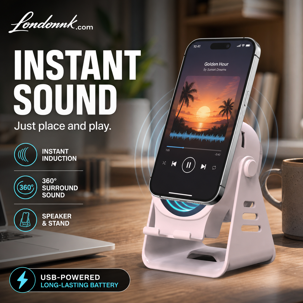 🔥 2026 New Viral Gadget 50% OFF 😍 30K+ SOLD | Smart Phone Sound Amplifier Stand – No Bluetooth Needed