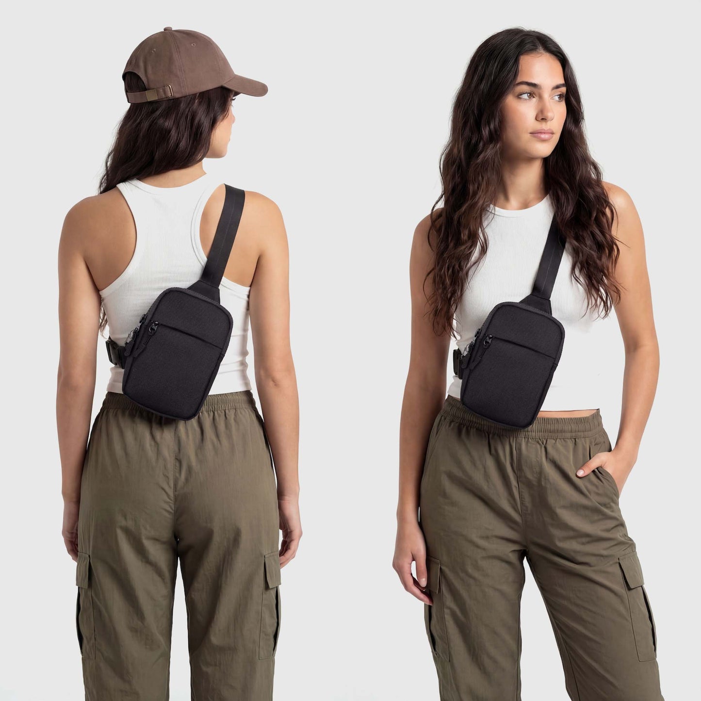🔥🔥Upgraded Travel Sling Bag 2.0 – Anti-Theft & 500D Durability